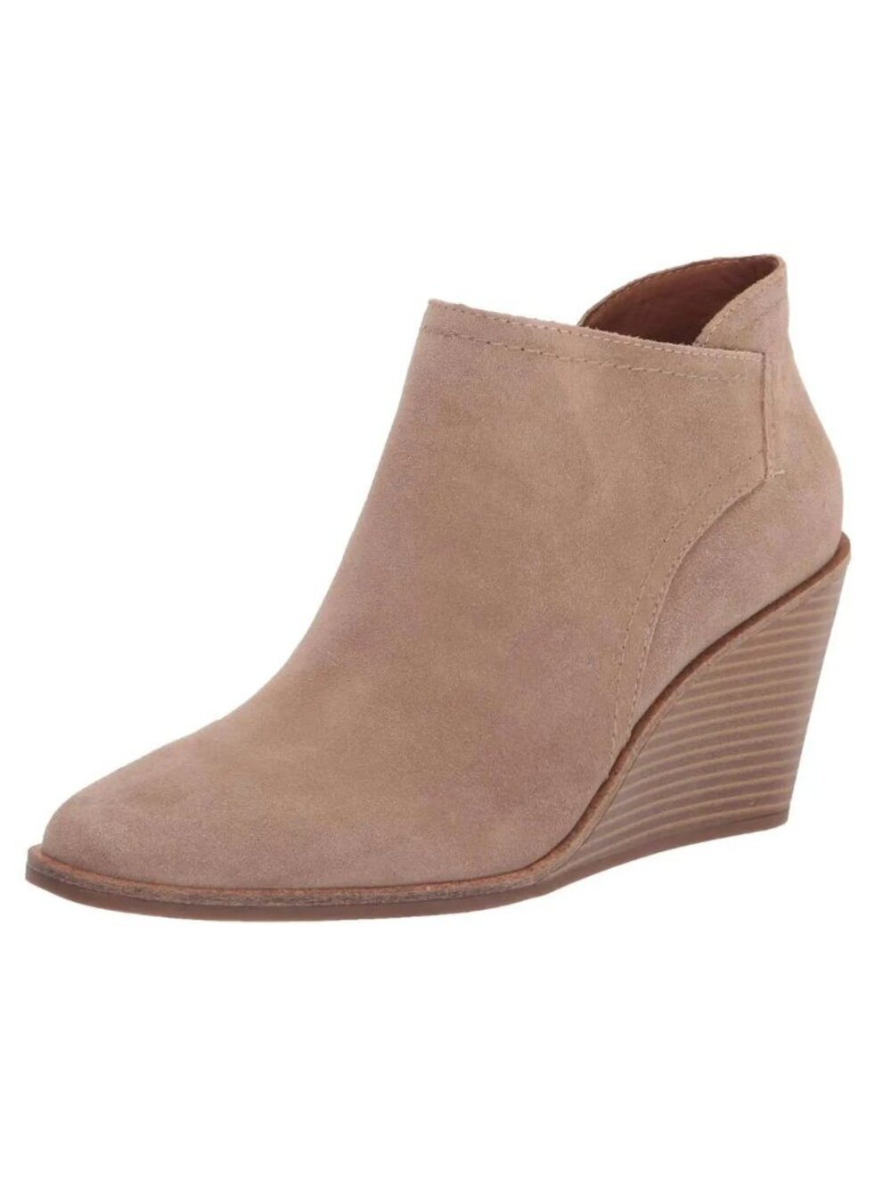 Lucky Brand Macawi Wedge Bootie in Dune Sz. 9.5